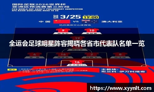 全运会足球明星阵容揭晓各省市代表队名单一览